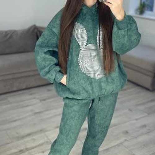 Костюм спорт S.Style (42-48) 303 green (зима) S.Style 303 green