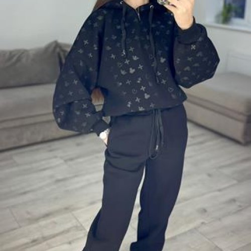 Костюм спорт S.Style (42-48) 316 black (зима) S.Style 316 black