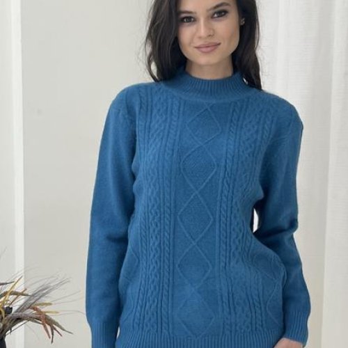 Свитер Novetly Store (46-52) 26373 l.blue (зима) Novetly Store 26373 l.blue