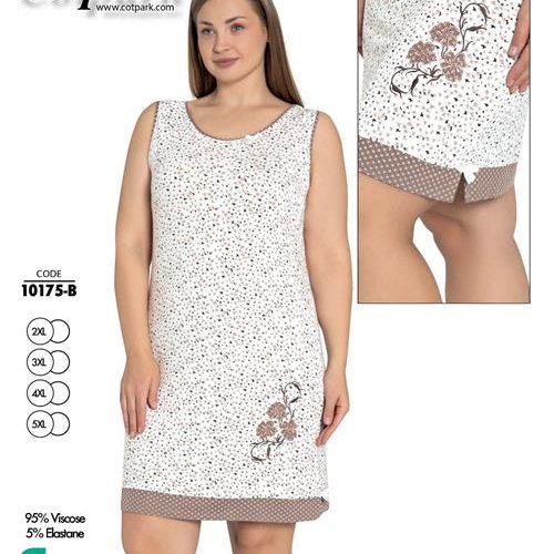 Ночнушка Romeo life (52-58) 10175B white (лето) Romeo life 10175B white