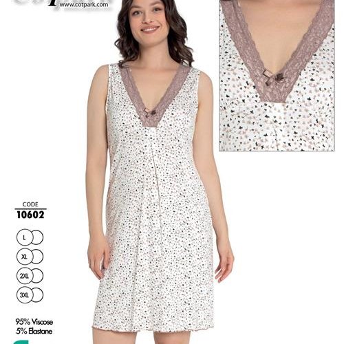 Ночнушка Romeo life (48-54) 10602 white (лето) Romeo life 10602 white