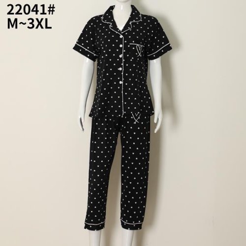 Пижама Fili Wear (M-3XL) 22041 black (лето) Fili Wear 22041 black