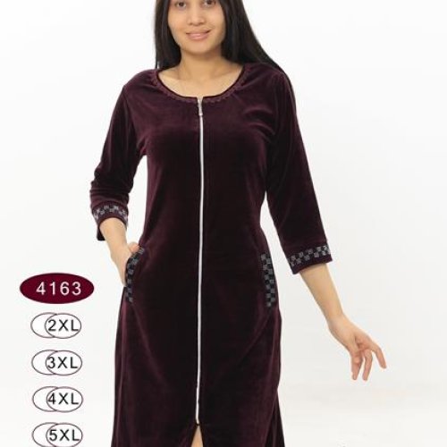 Халат Romeo life (50-56) 4163 d.brown (деми) Romeo life 4163 d.brown
