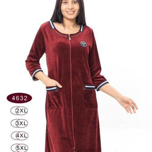 Халат Romeo life (50-56) 4632 wine (деми) Romeo life 4632 wine