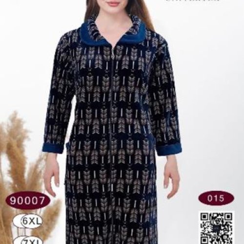 Халат Romeo life (58-64) 90007-015 navy (деми) Romeo life 90007-015 navy