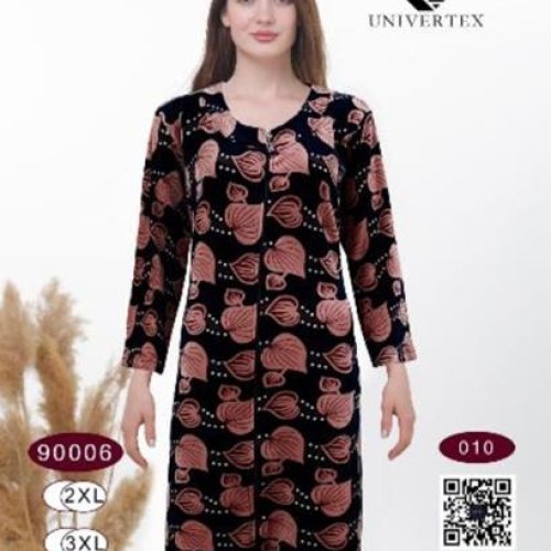 Халат Romeo life (50-56) 9006-010 black (деми) Romeo life 9006-010 black