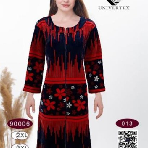 Халат Romeo life (50-56) 9006-013 navy-red (деми) Romeo life 9006-013 navy-red