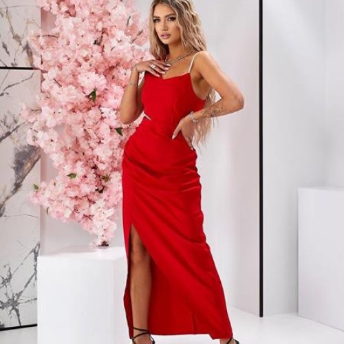 Платье EVA (42-46) 221 red (лето) EVA 221 red