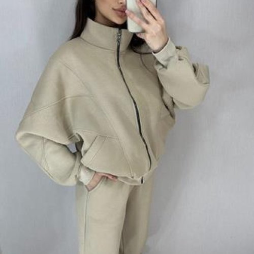 Костюм спорт Valentina (42-52) 087 beige (зима) Valentina 087 beige