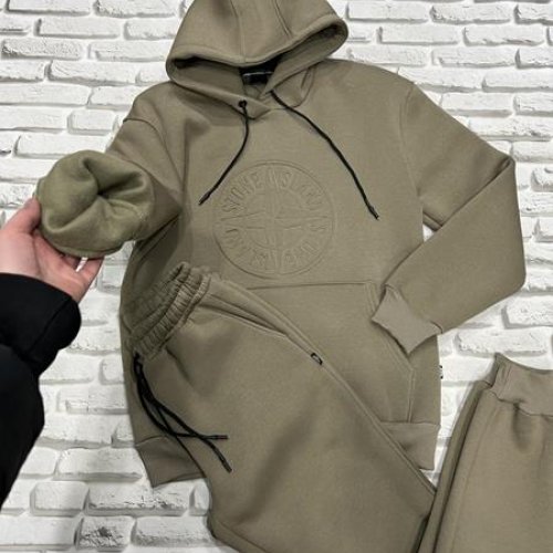 Костюм спорт Yulichka (M-3XL) F30-3789SI khaki (зима) Yulichka F30-3789SI khaki