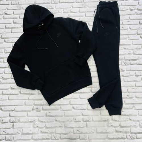 Костюм спорт Yulichka (M-3XL) F32-3778NK black (зима) Yulichka F32-3778NK black