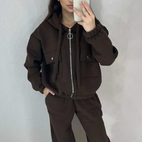 Костюм спорт Valentina (42-50) VL34 brown (зима) Valentina VL34 brown