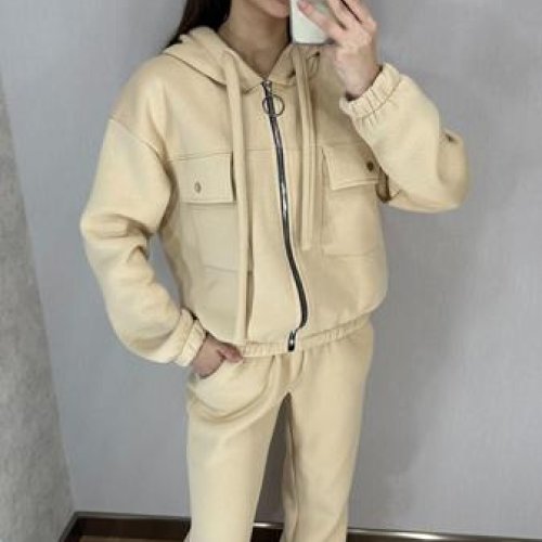 Костюм спорт Valentina (42-50) VL35 beige (зима) Valentina VL35 beige