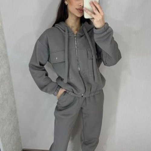 Костюм спорт Valentina (42-50) VL37 grey (зима) Valentina VL37 grey