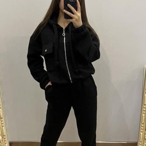 Костюм спорт Valentina (42-50) VL38 black (зима) Valentina VL38 black