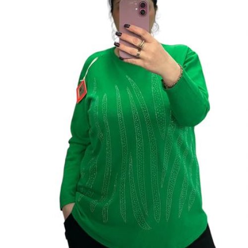 Свитер Ekvato (54-60) 24052 green (деми) Ekvato 24052 green