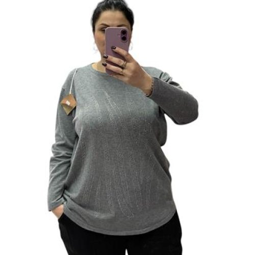 Свитер Ekvato (54-60) 24052 grey (деми) Ekvato 24052 grey