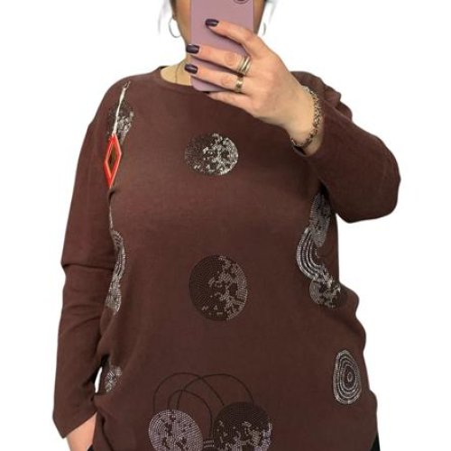 Свитер Novetly Store (52-60) 24049 brown (деми) Novetly Store 24049 brown