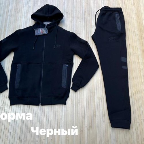 Костюм спорт Navas (M-2XL) NV167 black (зима) Navas NV167 black
