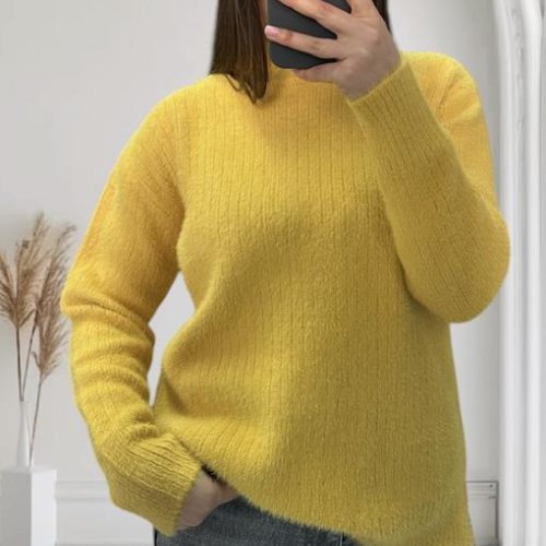 Свитер Novetly Store (46-50) 26358 yellow (зима) Novetly Store 26358 yellow