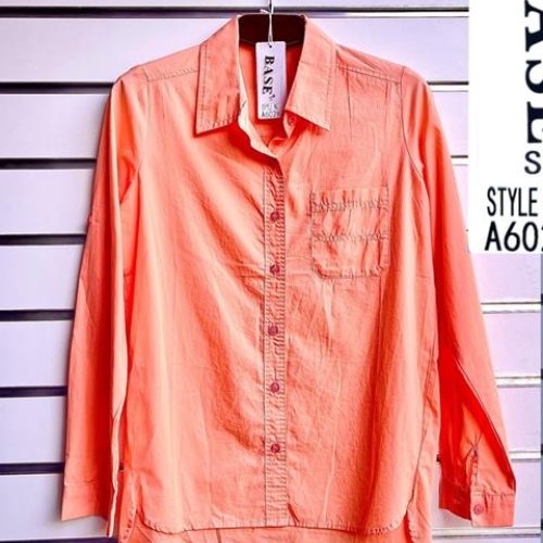 Рубашка BASE (S-2XL) A602 orange (деми) BASE A602 orange