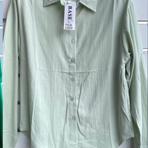 Рубашка BASE (S-2XL) A6503 mint (деми) BASE A6503 mint