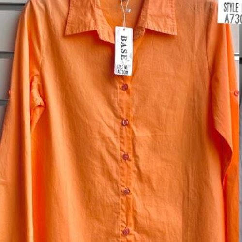 Рубашка BASE (S-2XL) A730 orange (деми) BASE A730 orange