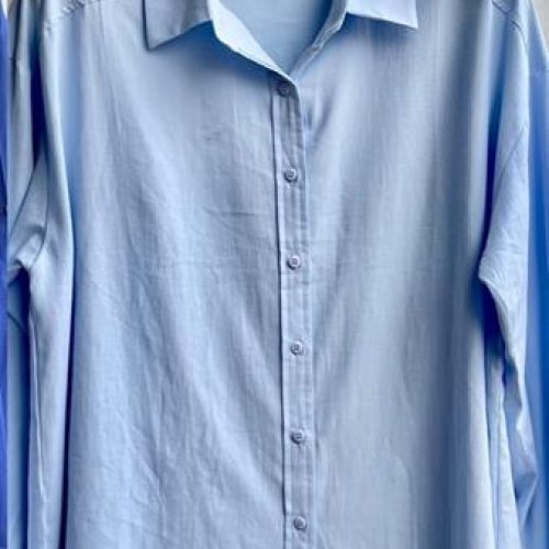Рубашка BASE (4XL-7XL) C543+1 l.blue (деми) BASE C543+1 l.blue