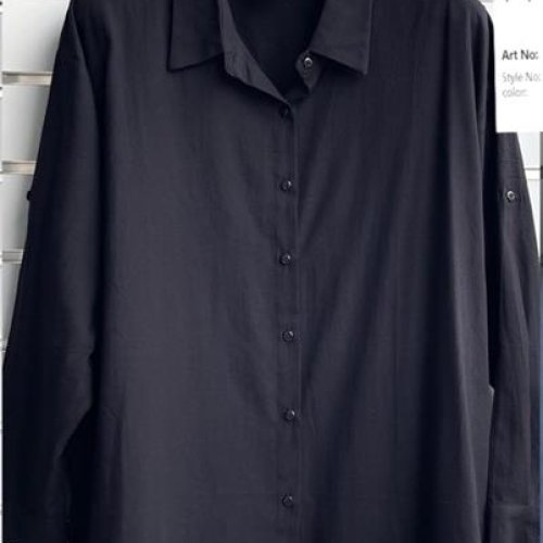 Рубашка BASE (4XL-7XL) C7530+ black (деми) BASE C7530+ black