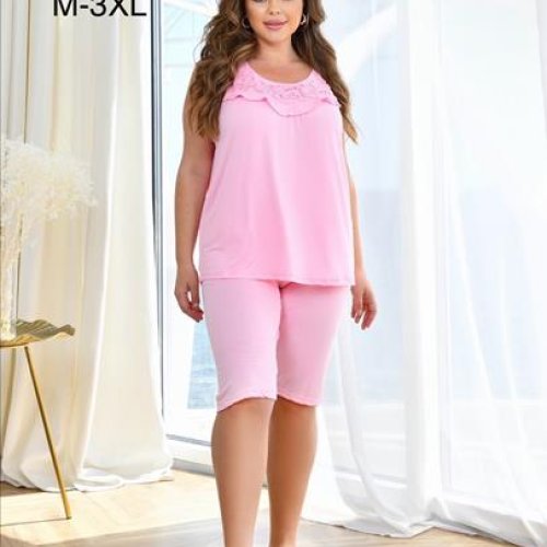 Пижама Fili Wear (M-3XL) 1810 pink (лето) Fili Wear 1810 pink