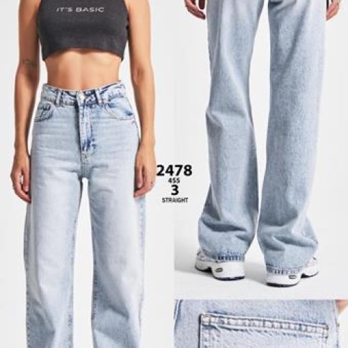 Джинсы Jeans Style (34-42) 2478-4S5-3 l.blue (деми) Jeans Style 2478-4S5-3 l.blue