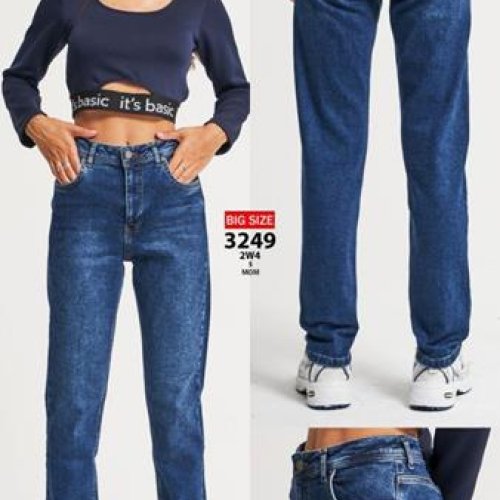 Джинсы Jeans Style (38-48) 3249-2W4-5 blue (деми) Jeans Style 3249-2W4-5 blue
