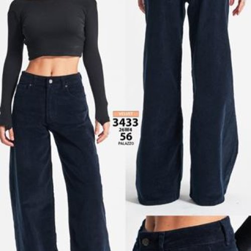 Штаны Jeans Style (34-42) 3433-26W4-56 navy (деми) Jeans Style 3433-26W4-56 navy
