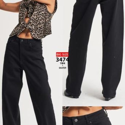 Джинсы Jeans Style (38-48) 3474-1W4-1 black (деми) Jeans Style 3474-1W4-1 black
