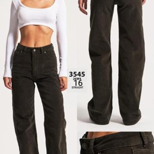 Штаны Jeans Style (34-42) 3545-26W4-16 brown (деми) Jeans Style 3545-26W4-16 brown