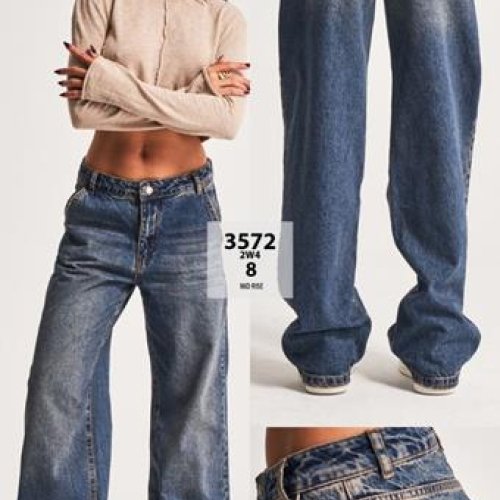 Джинсы Jeans Style (34-42) 3572-2W4-8 blue (деми) Jeans Style 3572-2W4-8 blue