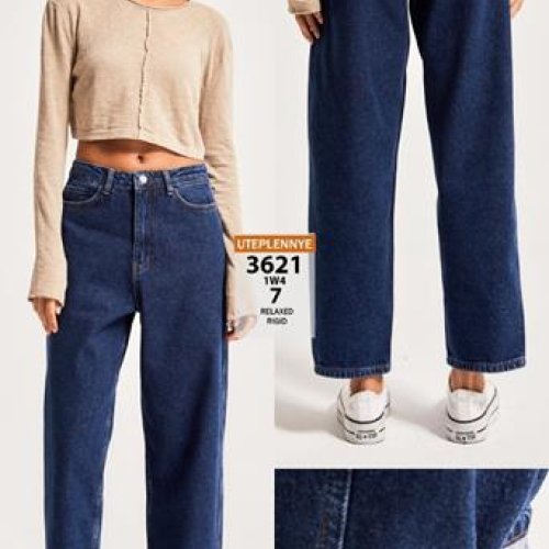 Джинсы Jeans Style (34-42) 3621-1W4 blue (зима) Jeans Style 3621-1W4 blue