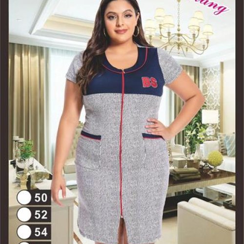 Халат Fili Wear (50-58) 3301 l.grey (лето) Fili Wear 3301 l.grey