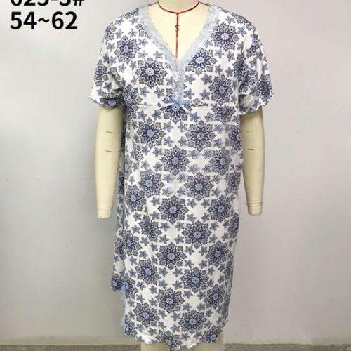 Ночнушка Fili Wear (54-62) 625-3 white-l.blue (лето) Fili Wear 625-3 white-l.blue