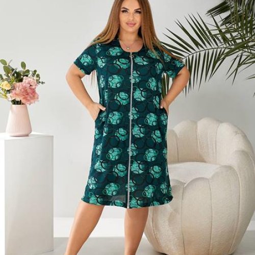 Халат Romeo life (50-60) 1030 green (лето) Romeo life 1030 green