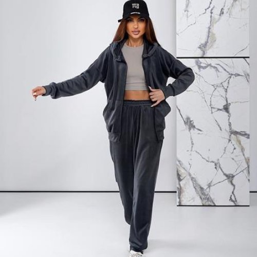 Костюм спорт WideRange (44-58) 828 d.grey (деми) WideRange 828 d.grey