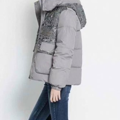 Куртка Jacket (M-2XL) B026 grey (деми) Jacket B026 grey