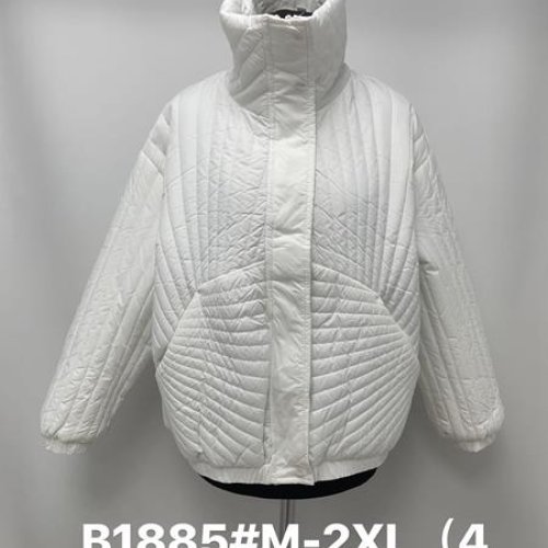 Куртка Jacket (M-2XL) B1885 white (деми) Jacket B1885 white