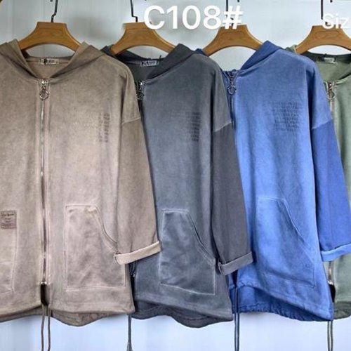 Кофта спорт Kaffir Lily (2XL-5XL) C108 grey (деми) Kaffir Lily C108 grey