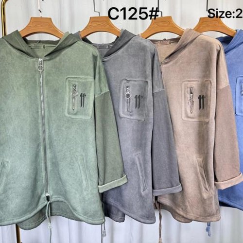 Кофта спорт Kaffir Lily (2XL-5XL) C125 green (деми) Kaffir Lily C125 green
