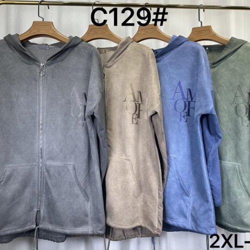Кофта спорт Kaffir Lily (2XL-5XL) C129 green (деми) Kaffir Lily C129 green