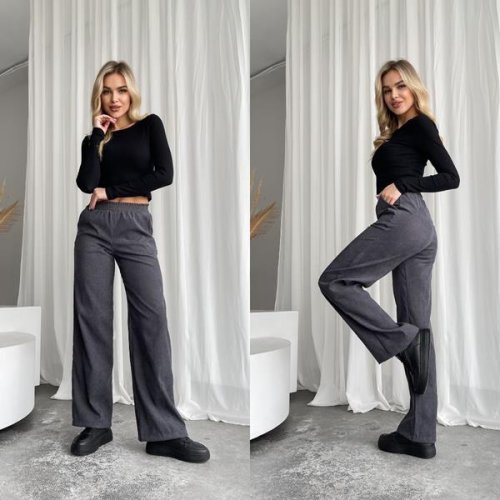 Штаны спорт Sofi Cor (42-52) 9024 grey (деми) Sofi Cor 9024 grey