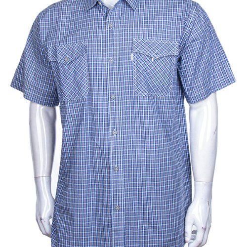 Рубашка Logaster (XL-5XL) A729-3 blue (лето) Logaster A729-3 blue
