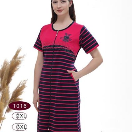 Халат sss Annet (2XL-5XL) DO-D1016 pink (лето) sss Annet DO-D1016 pink