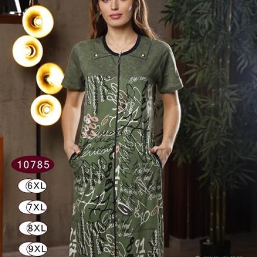 Халат sss Annet (6XL-9XL) DO-D10785 green (лето) sss Annet DO-D10785 green